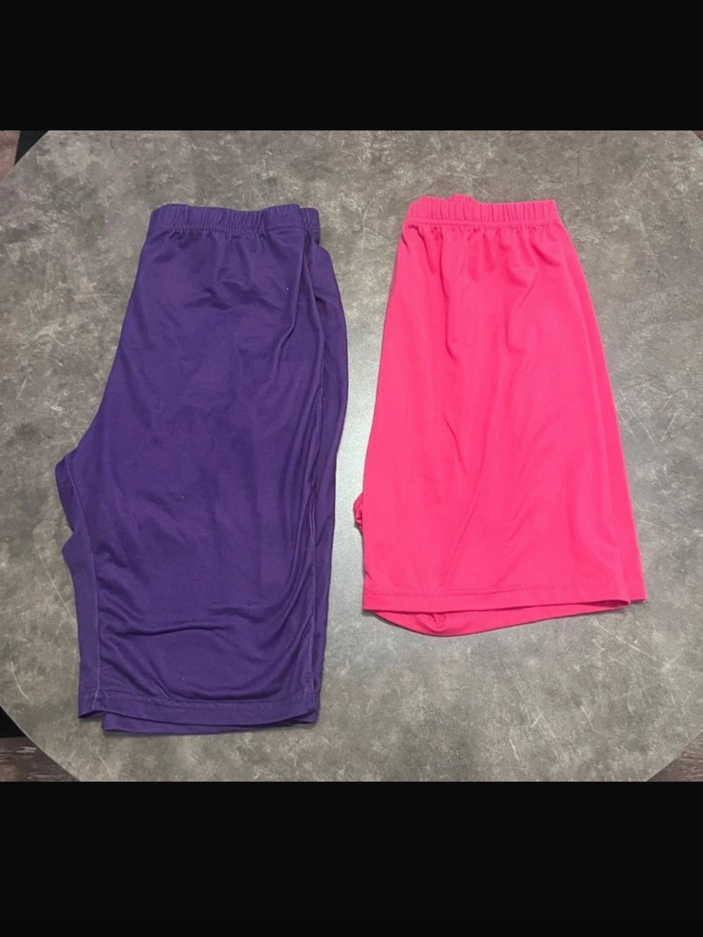 SHEIN Kids Athletic Shorts - Purple and Hot Pink